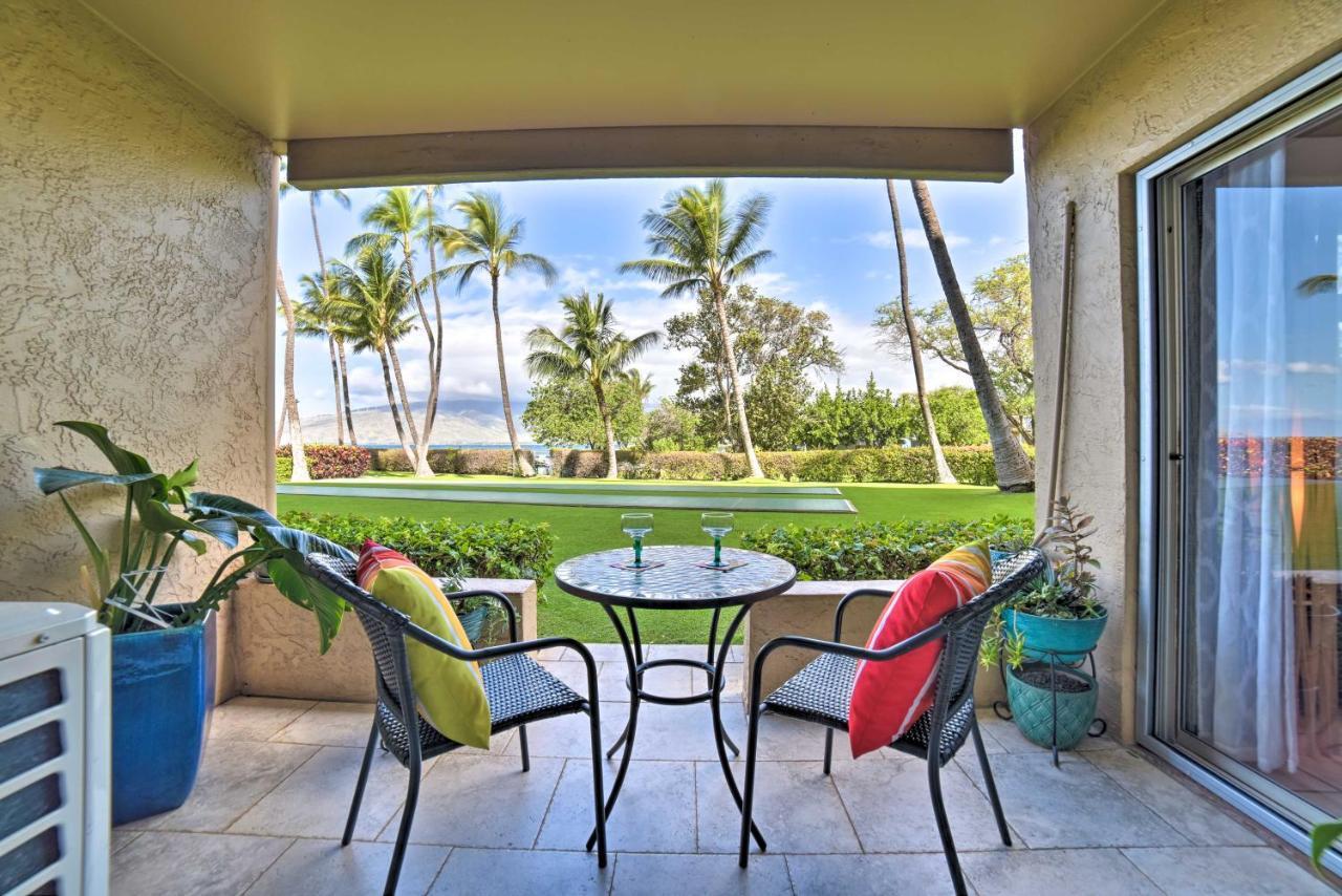 Ocean-View Kihei Condo With Lanai Steps To Beach! Zewnętrze zdjęcie